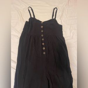 Urban outfitters black jumpsuit